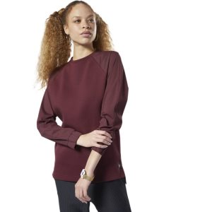 Reebok Training Supply Midlayer Sweatshirt Damen - Bordeaux - DE 639-VBX